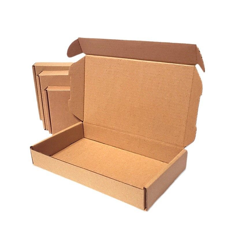 Hongsheng Aircraft Box Packaging Box Small Packaging Express Carton Extra Hard Corrugated Packaging Kraft Paper Box Clothing Packaging Box