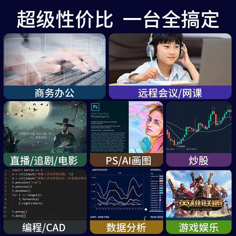 跨境新款14.1寸新款轻薄便携轻薄本笔记本电脑办公专用laptops