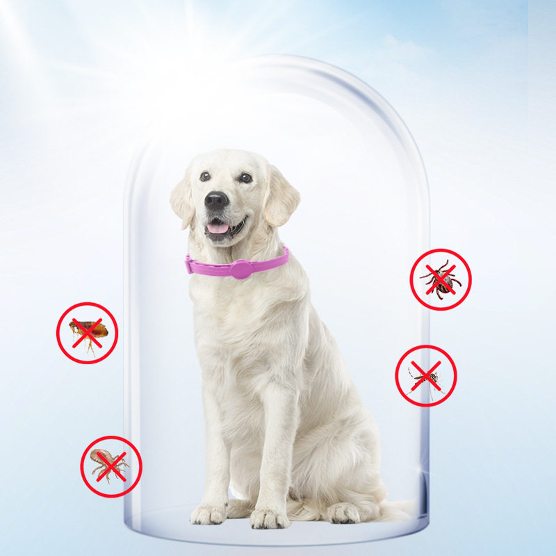 Amazon Cross-Border Soothing Collar for Dogs and Cats, Adjustable Size, Flea, Tick, Lice and Mosquito Repellent Collar