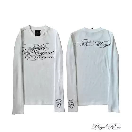 European and American Export Winter Trendy Brand New American Letter Printed Long-Sleeved T-Shirts for Men and Women Loose Casual Tops T-Shirts