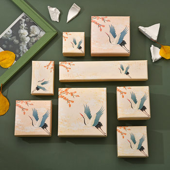 Spot wholesale original design Chinese style paper jewelry packaging box earrings bracelet necklace hairpin jewelry box