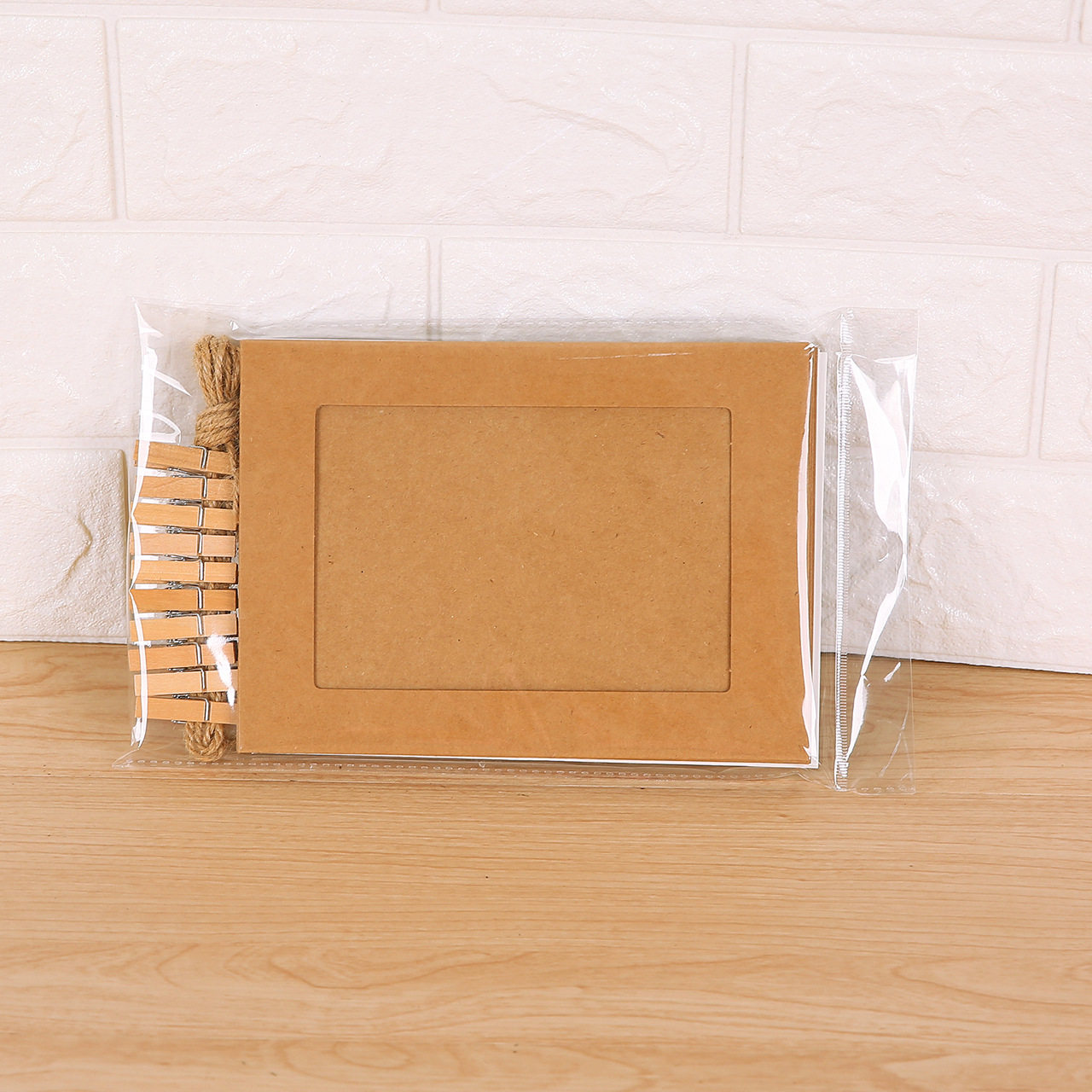 Kraft Paper Picture Frame Creative Fashion Hanging Paper Photo Frame Photo Wall 34567inch Table
