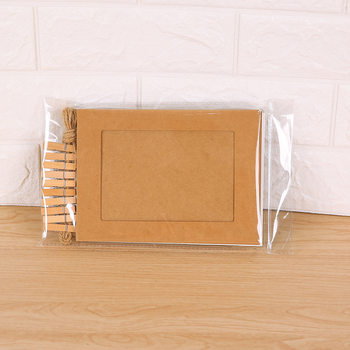 Kraft Paper Picture Frame Creative Fashion Hanging Paper Photo Frame Photo Wall 34567inch Table