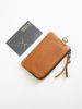 Men's Short Genuine Leather Zipper Wallet, Vegetable-Tanned First-Layer Cowhide Coin Purse, Multi-Functional Key Bag, Women's Key Bag