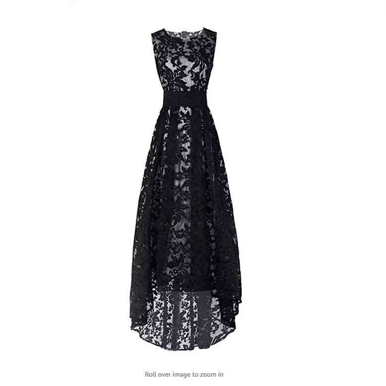 Lace Trim Mermaid Dress Elegant Evening Gown Perfect for Parties and Formal Events Available for Wholesale