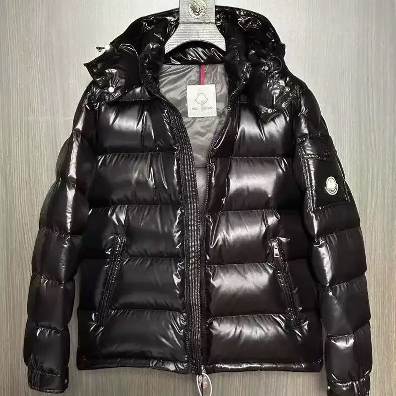Duojia in Stock 25 Winter m Family Black Gold Maya Parana Hooded down Jacket Loose Thickeneded Warm Men and Women