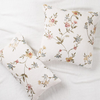 Jacquard pillow cushion cover wholesale sofa bed headrest pillowcase car backrest cover wholesale