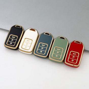 Suitable for 345-Key Honda Civic Key Cover Bag Tenth Generation Accord Lingpai Xrv Binzhi Crv Haoying Bag Car Buckle