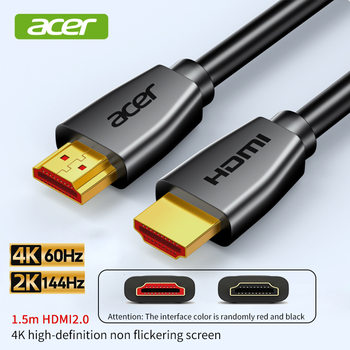 Acer HDMI Cable Version 2.0 4K Ultra-High Definition Cable 1.5m 3D Video Cable Tv Projector Cable