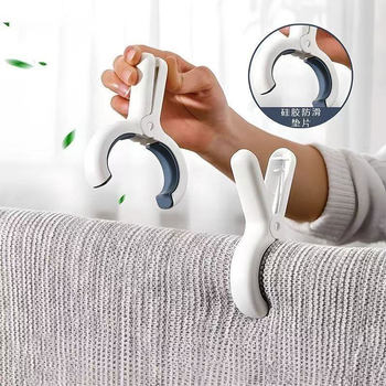 Seamless Clips for Drying Clothes, Quilts, Shoes, Socks, Windproof Sheets and Quilt Covers, Plastic Clips