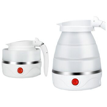 Travel Folding Kettle Silicone Electric Kettle Portable Kettle Mini Small Household Boiling Kettle Gift