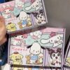 Cute Sanrio Flying Machine Box Ins High Color Value Split Mirror Thickened Box Student Gift Box Small Card Storage