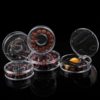 Acrylic agarwood beads display box agarwood sandalwood transparent jewelry packaging round box