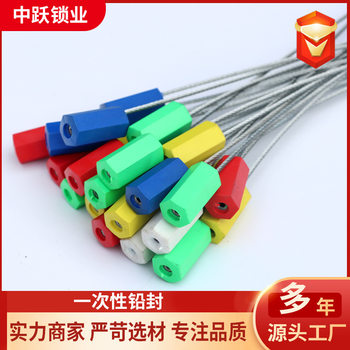 Disposable Steel Wire Seal, Lead Seal, Hexagonal Seal, Logistics Freight Seal, Container Seal, Anti-Counterfeiting and Anti-Theft