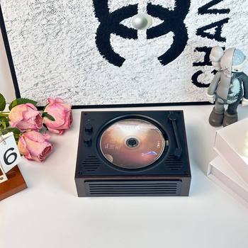 Portable Retro Cd Player Multi-Functional All-In-One Bluetooth Audio Star Album Disc Gift