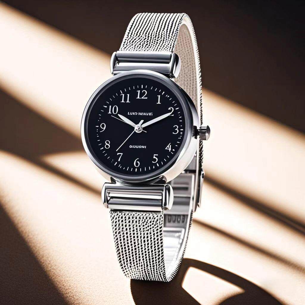 Women's Watch College Style Alloy Watch Universal Multi-Surface Mesh Strap Women's Quartz Watch Cross-Border Alloy Watch