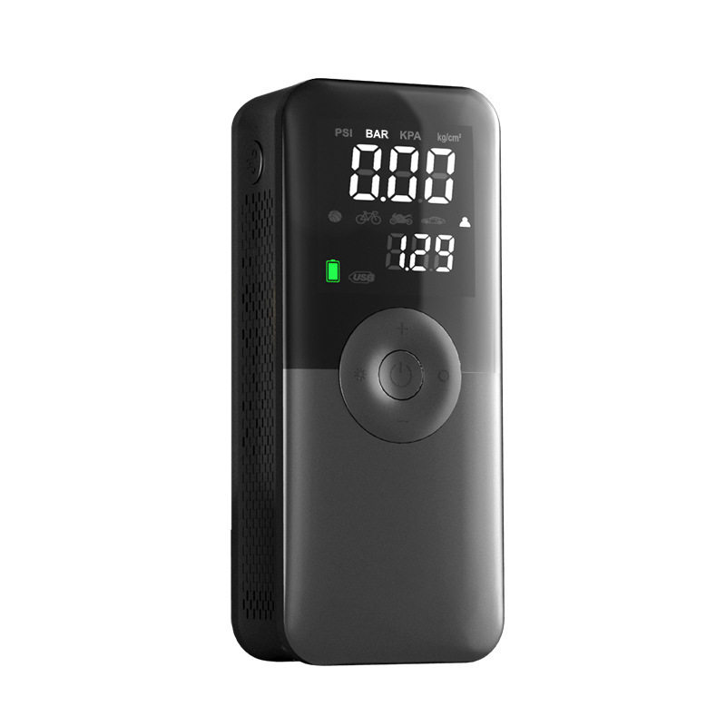 Portable car air pump smart lighting wireless digital display car mini air pump electric car tire air pump