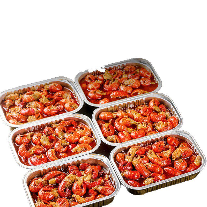 Tianhai Xizang Spicy Crayfish Tail Fresh Spicy Boxed Shrimp Balls Heated and Ready to Eat