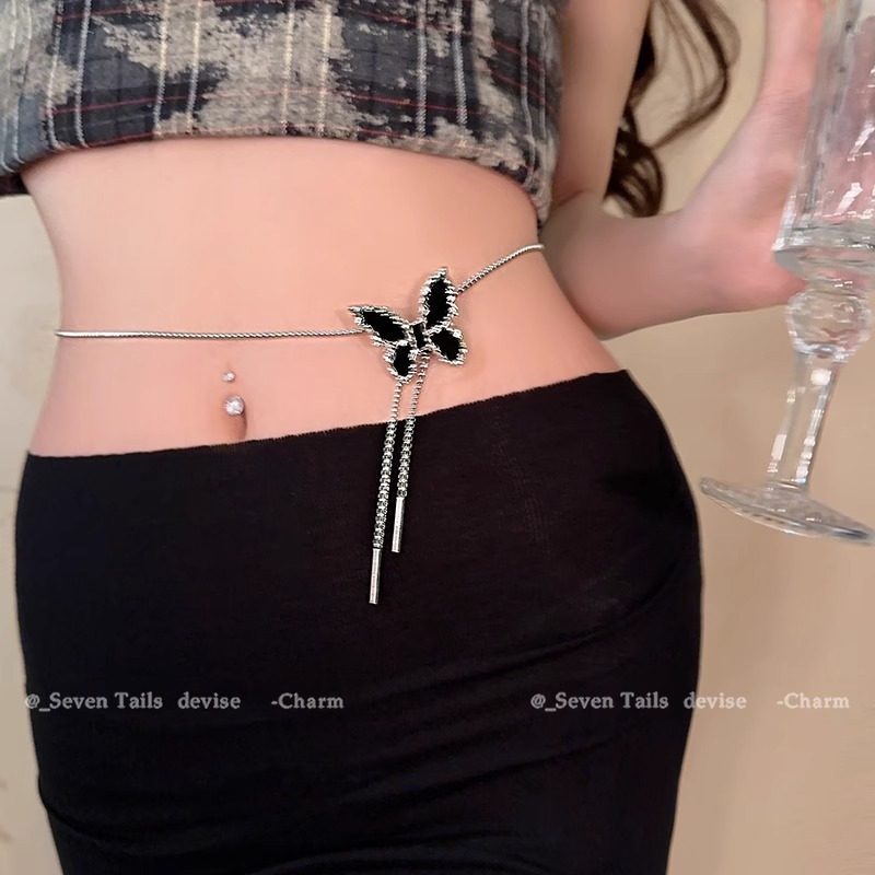 Drawable Butterfly Necklace 2024 New Entry Luxury Niche Choker Collar High-end Clavicle Chain Autumn and Winter Neck Chain