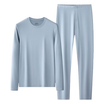 Luxury grade 80 Lanjing modal spring, autumn and winter men's thin autumn clothes long pants bottoming underwear thermal underwear suit