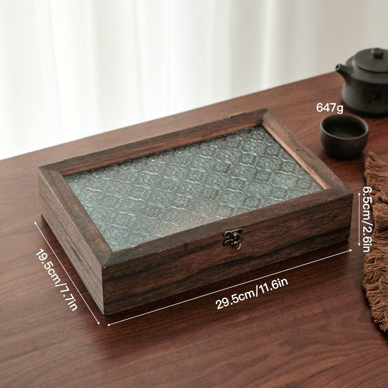 【ファイヤー】桐【大】ベゴニアフラワージュエリーボックス