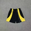 890 black gold shorts