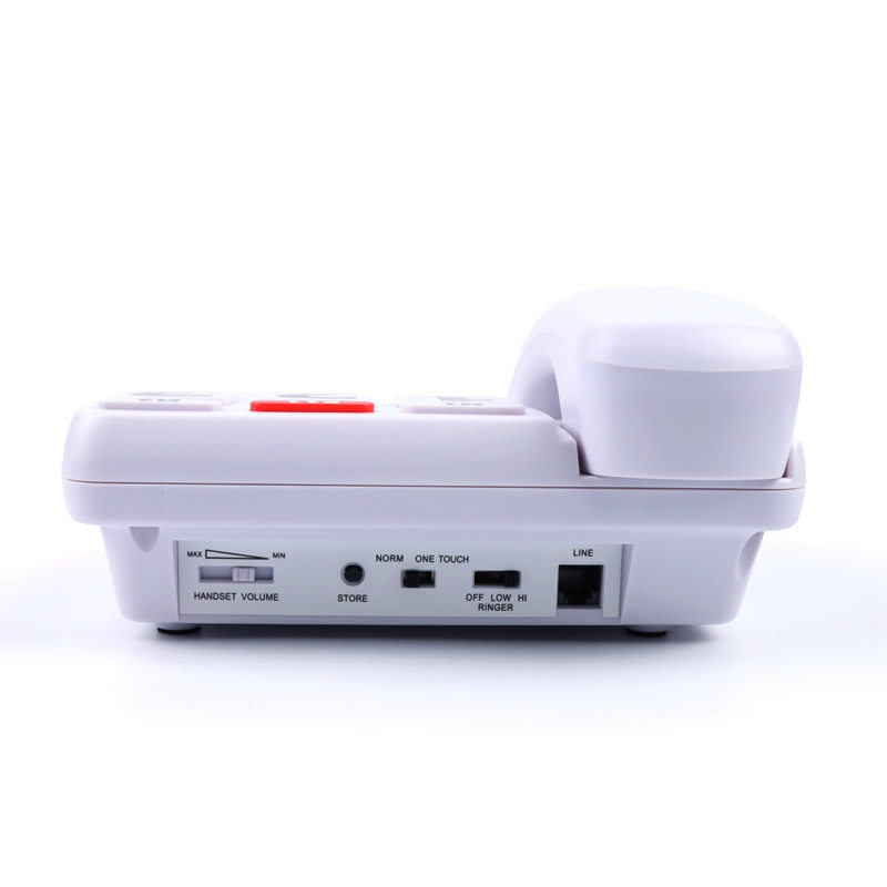 老人大按键电话机办公家用固定电话办公室拨号免电池座机批发专用