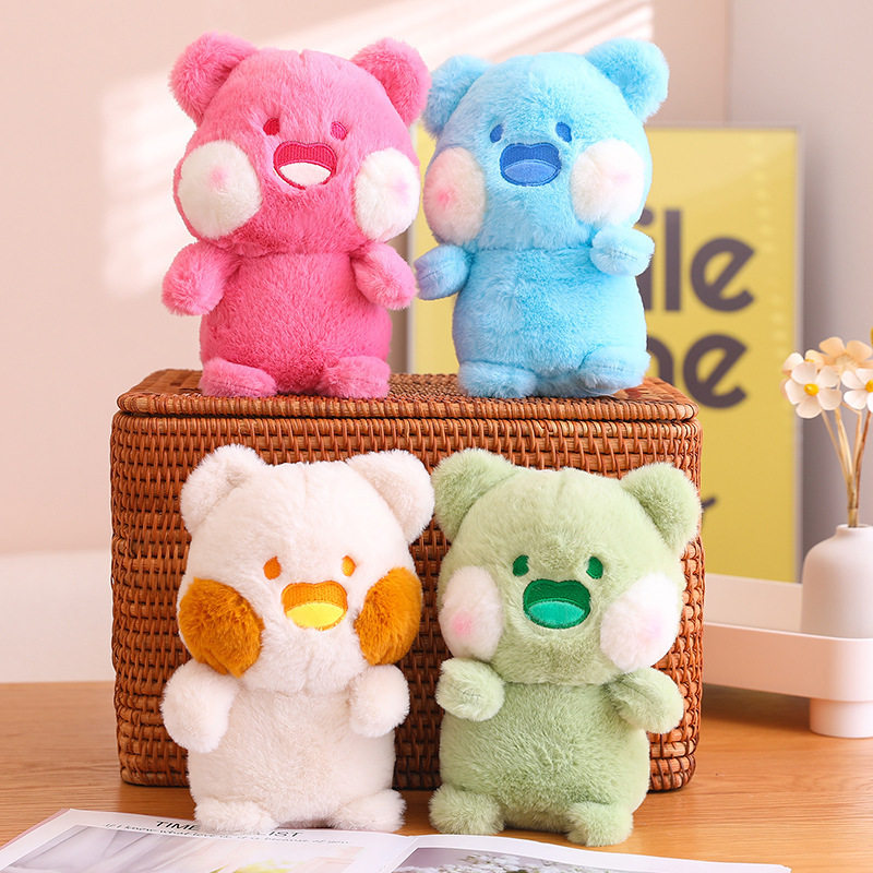 40厘米12寸大号毛绒玩具地推礼品娃娃婚礼互动公仔玩具活动定logo