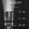 Cross-Border Strong Light Flashlight Telescopic Zoom Outdoor Home Camping Style Cycling Long-Range Handheld Portable Led Small Flashlight