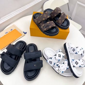 [Fish Sparkling Light Luxury]Ceiling Level! 25S New Velcro Presbyopic Sandals Women's Thick-Soled Slide Slippers