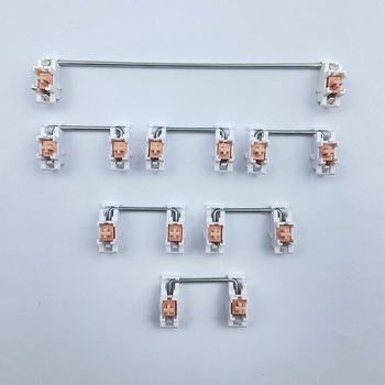 Saint Panda Color Steel Plate Satellite Axis Mechanical Keyboard Satellite Axis Accessories Steel Wire Satellite Axis