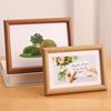Photo Frame 6inch Photo Frame Table Decoration Photo Wall 7inch 8inch A4 Creative Simple Arc Wooden Puzzle Frame Picture Frame