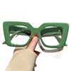2024 Cross-border New Style Square Large Frame Trendy All-match Fashion Ins Internet Celebrity Same Style Anti-blue Glasses Frame