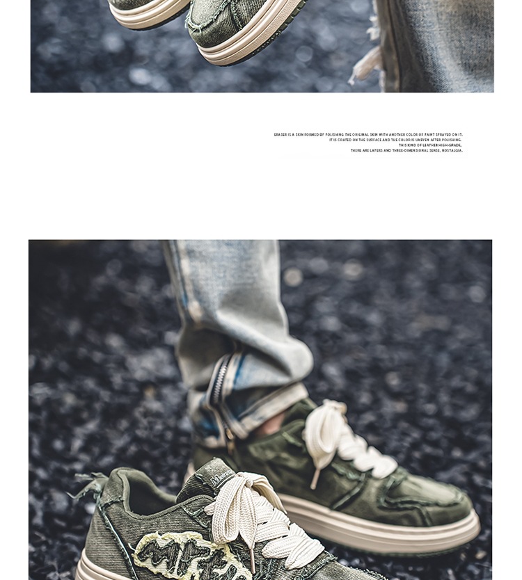 Meiretu Spring/Summer New Men's Shoes Denim Breathable Thick-Soled Ins Trend Casual Retro Canvas Shoes 992 17 O1CN011Gc28g1YyfpsoGf9T !!2212671423128 0 cib