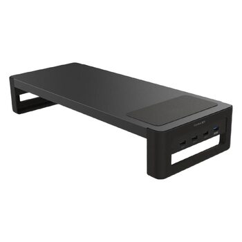 Luwei computer monitor stand desktop screen desktop storage base metal iron bracket USB office storage