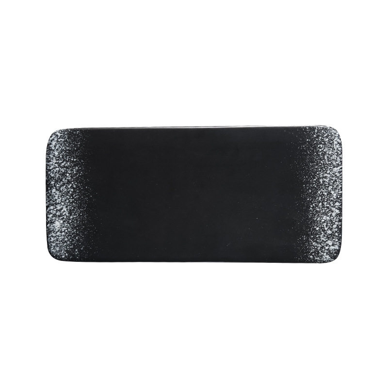 Jinyiyuan Industrial Long Square Sushi Plate Creative Japanese Tableware Fashion Artistic Cuisine Japanese Iron Plate Plate