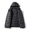 New Light Down Jacket Men's Hooded Collar Short plus size Middle-aged Jacket Light Thin Jacket for Men