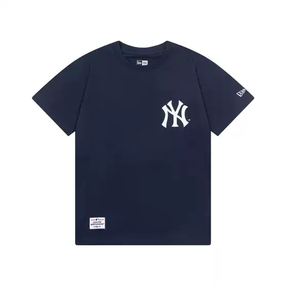 Cross-Border Export 25S Summer New Mlb/Ny New Men's and Women's Fashion Basic Round Neck Short-Sleeved T-Shirts for Men and Women