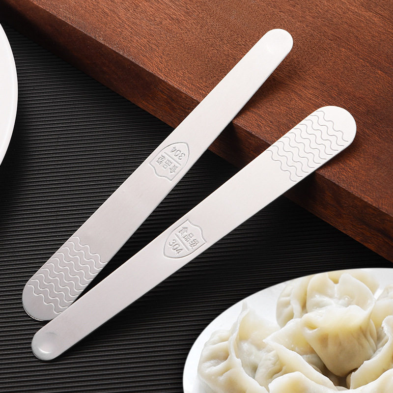 Stuffing spoon 304 stainless steel dumpling stuffing spoon wonton dumpling tool stuffing stirring spoon stuffing picking artifact
