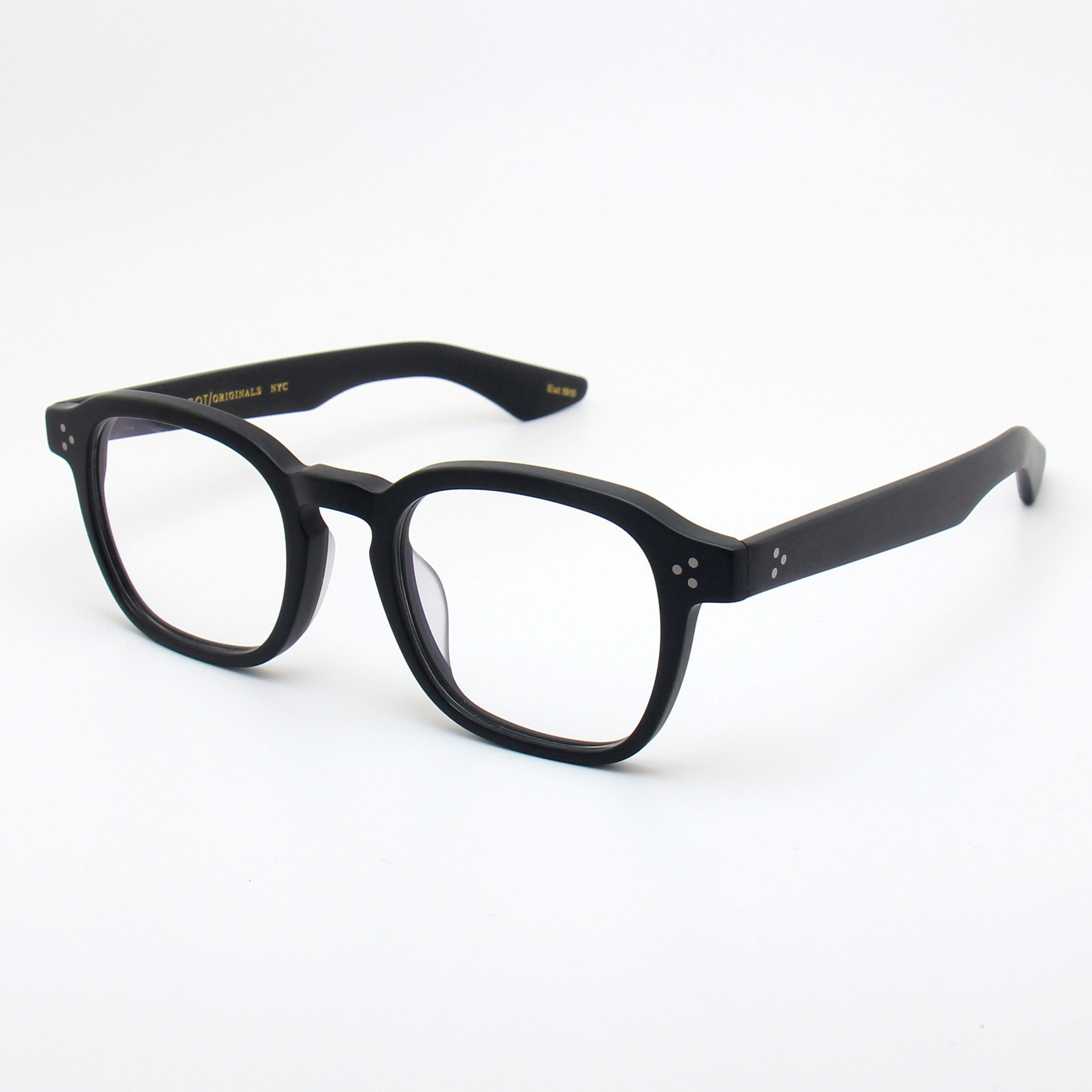 Japanese Style Glasses Frame MOMZA Same Style Frame Vintage Plate Glasses Myopia Glasses