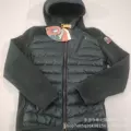New spliced ​​green down jacket