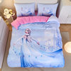 2024 New Frozen Cartoon Four-piece Set Princess Elsa Quilt Cover Bed Sheet Children Bedding Three-piece Set