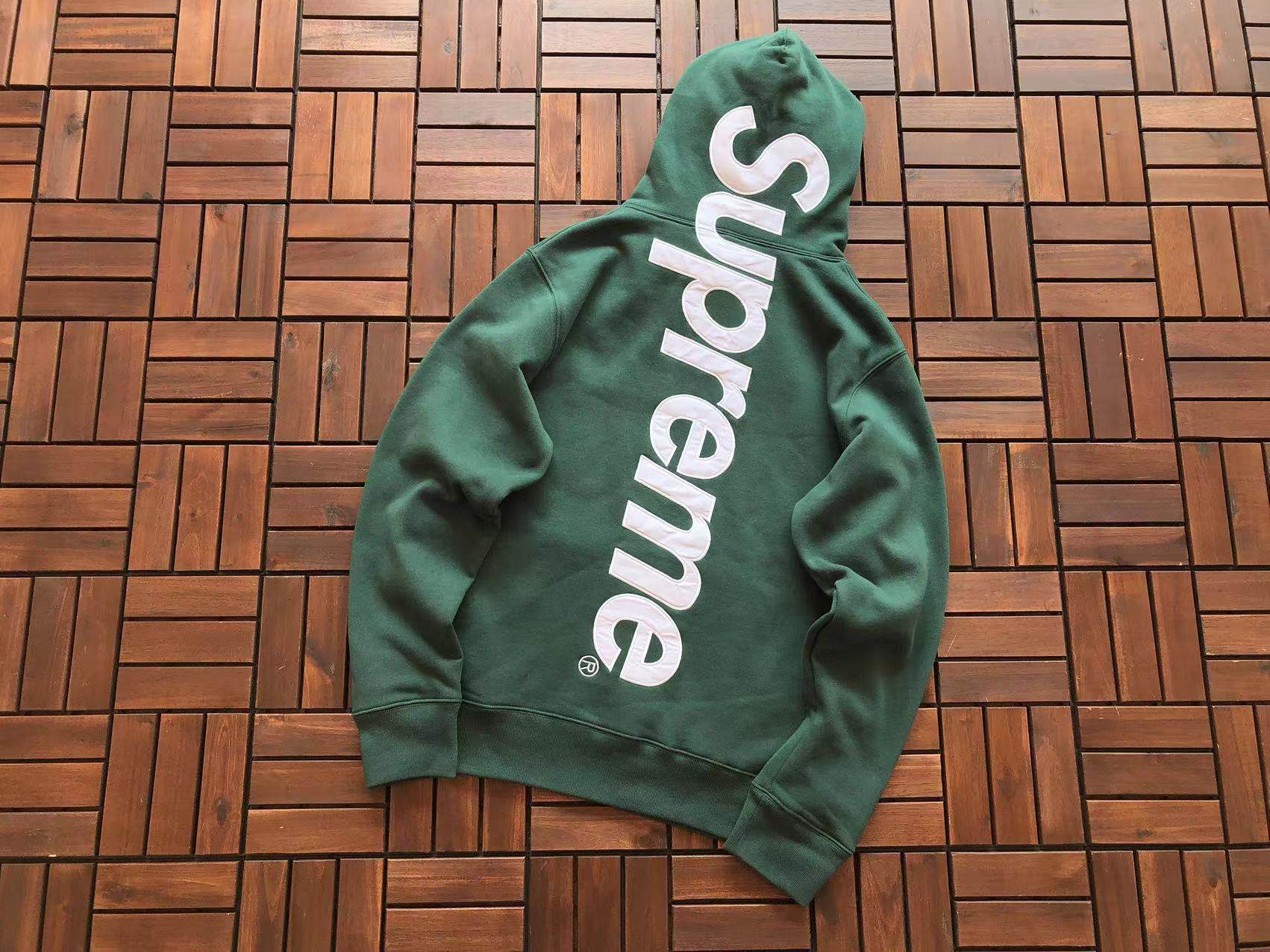 23 new camouflage classic embroidery plus velvet hoodie loose men and women hooded sweatshirt trendy brand