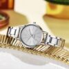 Cross-Border Hot-Selling Fashion Steel Band Quartz Watch for Women, Student Dial Fashion Watch, Ladies' Watch, In-Stock Chronograph