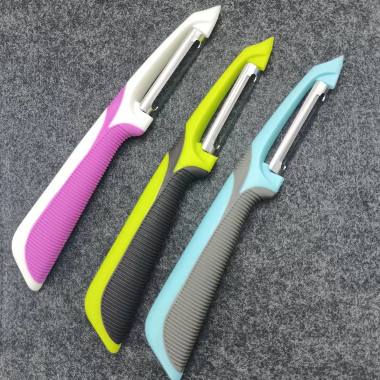 New Peeling Knife Non-Slip Stainless Steel Peeler Melon and Fruit Peeling Knife Household Melon Peeling Kitchen Factory Direct Sales
