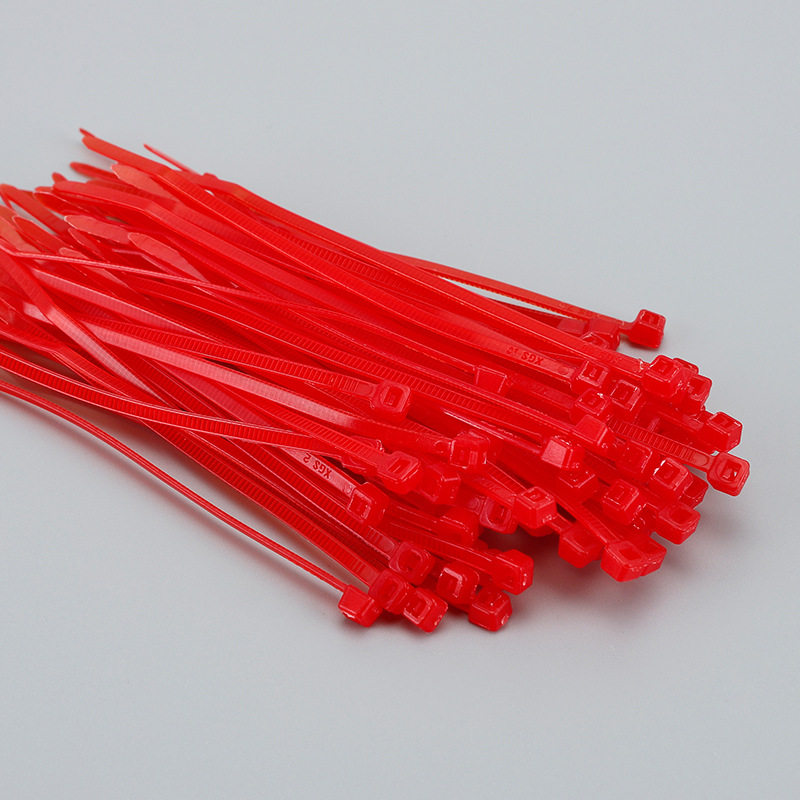 Xinguang plastic cable tie color cable tie GB 3*100mm wide 2.5 self-locking cable tie black white