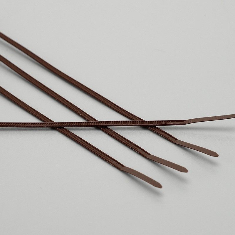 Brown brown cable tie color cable tie 5*250*300*4*100*200mm new light plastic cable tie