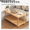 Small Coffee Table in the Middle of the Sofa, Office Side Cabinet, Light Luxury and High-End Rectangular Side Table, Tea Table, Square Table