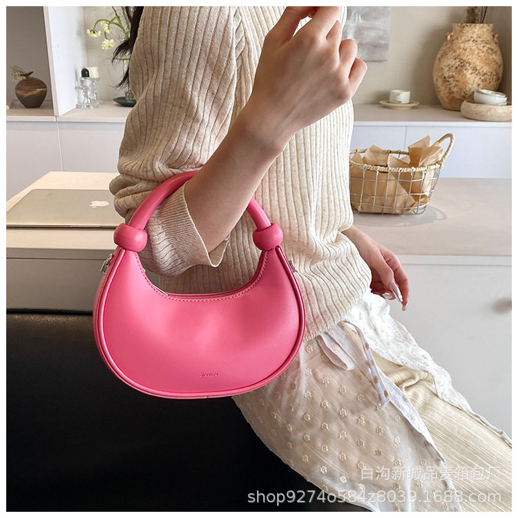 French Niche Elegant Handheld Small Bag Women's Bag New Trendy Fashion Shoulder Bag Foreign Style Crossbody Dumpling Bag 21 O1CN011JvFzj2HKyDQlDosR !!2215913929133 0 cib