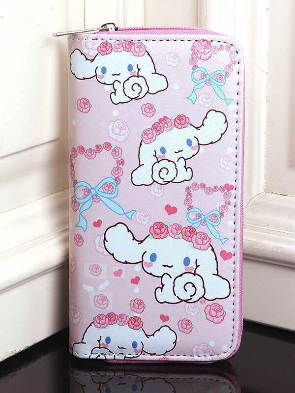 Yugui dog Parchia dog melody kulomi pudding dog cartoon Japanese and Korean large capacity storage children's coin purse